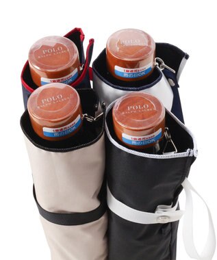 MOONBAT POLO RALPH LAUREN 晴雨兼用日傘 折りたたみ傘 ワンポイントPP／一級遮光 遮熱 UV ブラック