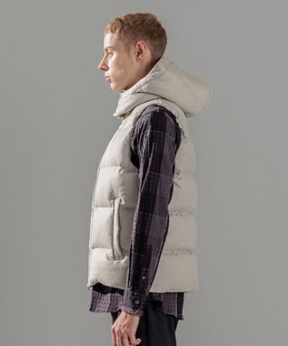 JOSEPH HOMME コマスエード　ダウンベスト アイボリー系