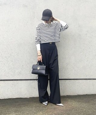 Green Parks ２ＷＡＹ　ショート丈カーディガン Border