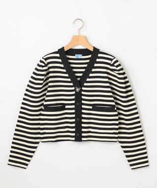 組曲 S 【組曲×setsuko sagittaire】kinakoスポンディッシュ ニットジャケット ブラック系1