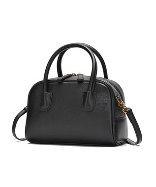 style code [Lyrss/リルス]牛革　ボストンバッグ ブラック