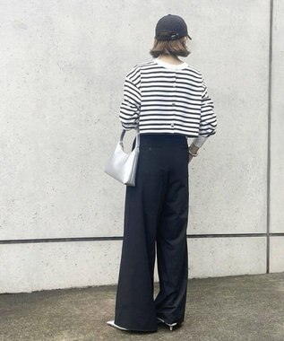 Green Parks ２ＷＡＹ　ショート丈カーディガン Border