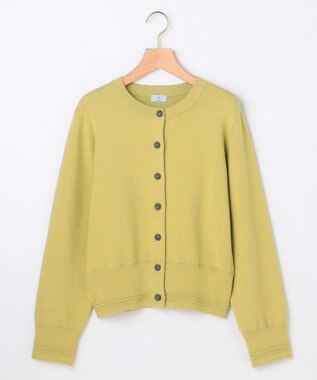 組曲 S 【加藤ローサさん着用】スムースストレッチジャケット カーディガン モスグリーン系