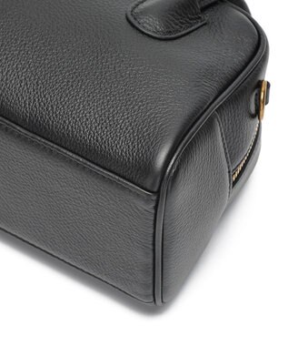 style code [Lyrss/リルス]牛革　ボストンバッグ ブラック