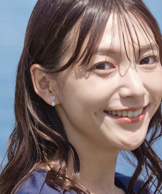 Tiaclasse 【金属アレルギー対応】　サークル＋パールイヤリング シルバー