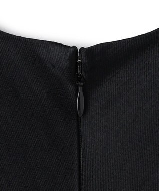 BEIGE， CYANO / サテン ドレープブラウス Black
