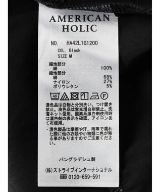 AMERICAN HOLIC ティアードカットチュニック Black