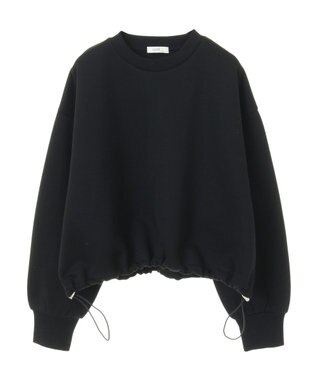 earth music&ecology ドロストヘムスウェット Black
