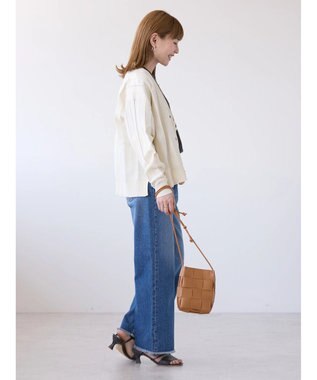 AMERICAN HOLIC 針抜きＶネックニットカーディガン Ivory