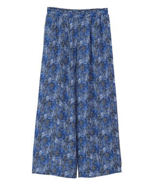 Green Parks 柄イージーパンツⅠ（ワイド） Blue