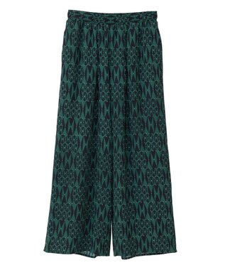 Green Parks 柄イージーパンツⅠ（ワイド） Green