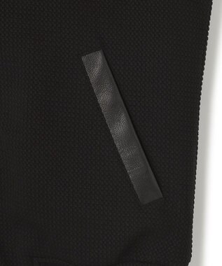 JOSEPH HOMME ライトタックブロックレザー　ブロッキングブルゾン ブラック系