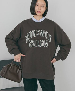 AMERICAN HOLIC 【WEB限定】BRUNSWICK GEORGIA BIGスウェット Brown