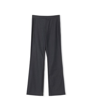 Chacott デニム調ブーツカットパンツ ネイビー