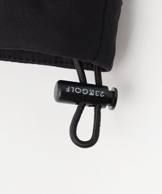 23区GOLF 【MEN】防風ストレッチ エアリージャージオーバーシャツ ブラック系