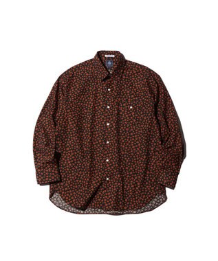  【J.PRESS ORIGINALS】Broad Print 1902 Regular Collar Shirt / Baggy Fit