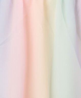 ANY KIDS バックシャン Tシャツ エクリュ×レインボー