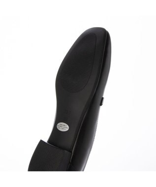 ing <ing>スクエアトゥビットローファー ブラック