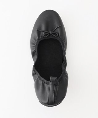 ANY SIS 【巾着付】折りたたみ スリッパ ブラック