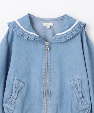 ANY KIDS セーラーカラーブルゾン ブルー