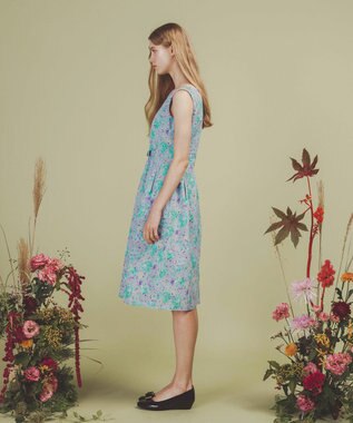 TOCCA 【洗える・消臭】SCARLET MALLOW ドレス グレー系7