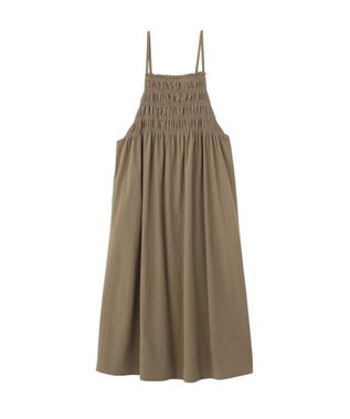CRAFT STANDARD BOUTIQUE ギャザーデザインキャミワンピース Light Brown