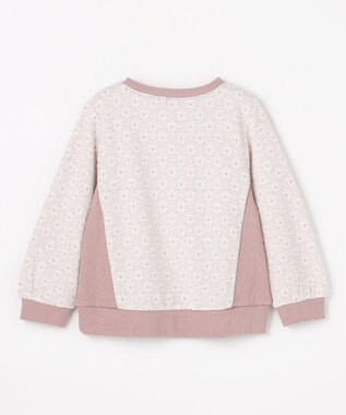 組曲 KIDS 【110-140㎝】 フロストフラワージャガード トレーナー ラベンダー