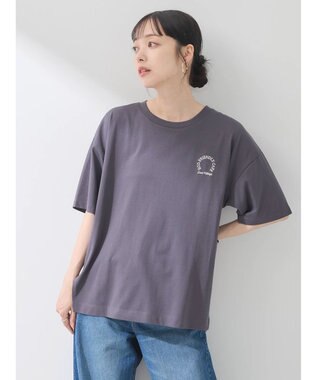 earth music&ecology Ｓｕｇａｒ　スリットＴ Charcoal Gray