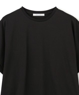 BEIGE， DIOP / スビンコットン ドレープTシャツ Black