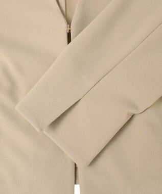 Green Parks Ｏ．洗えてストレッチ　ノーカラージャケット Light Beige