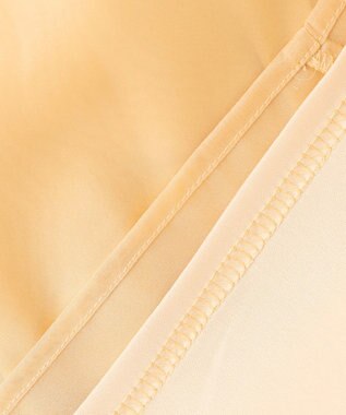 Feroux リボンタイフリルブラウス イエロー系