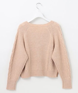 Feroux 【セットアイテム】ケーブルニット セットアップ ベージュ系