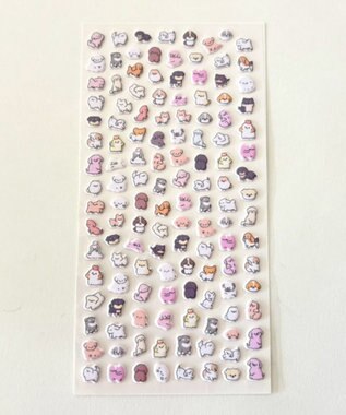 WEGO ちびぷっくりあにまるステッカー