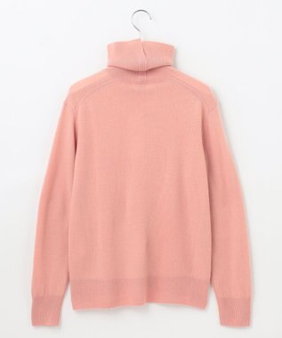 J.PRESS LADIES S 【洗える】CASHMERE BLEND タートルネック ニット ピンク系