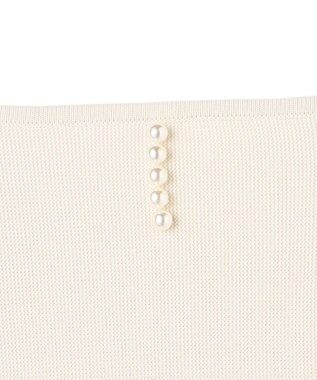 UNFILO BEAUTY FORM KNIT ペプラムセットアップ グレージュ