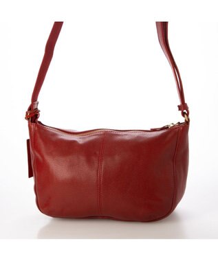 UNBILLION アトランタ ATLANTA / 牛革ファスナーショルダー レッド