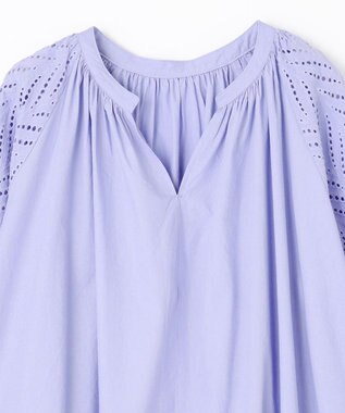 ANY 【ペチコート付】エンブロイダリーワンピース ラベンダー