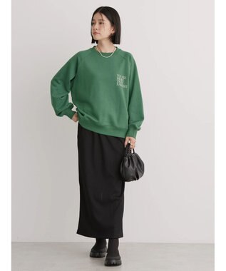 AMERICAN HOLIC ラグランロゴスウェット2 Charcoal Gray