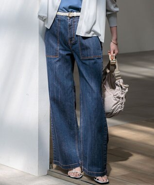 【見上愛さん着用】23区 Summer DENIM ベイカーパンツ