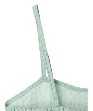 Green Parks ・ｎｏｖｅｍ９　フクレジャカードキャミワンピ Mint Green