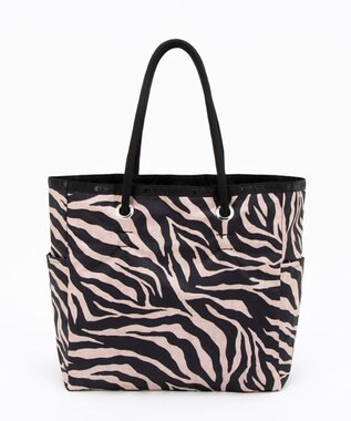 LeSportsac ML 2 WAY TOTE        /ラフィアゼブラ/ブラック ラフィアゼブラ/ブラック