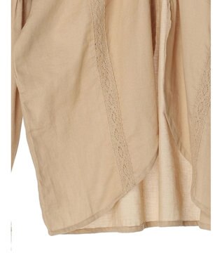 earth music&ecology ギャザーショートブラウス Off White