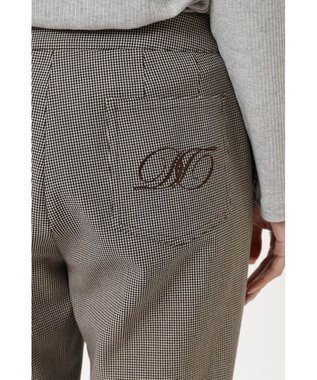 DAKS 裏起毛テーパードパンツ ブラウン