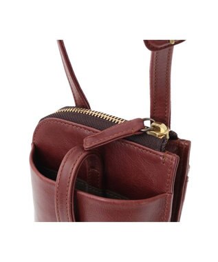 genten 【WEB限定カラー】パルトネル２ ポシェット ワイン