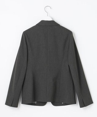 J.PRESS LADIES L 【洗える】アルガンシルク テーラード ジャケット グレー系