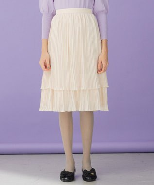 TOCCA 【洗える！】STAIRWAY スカート ベージュ系