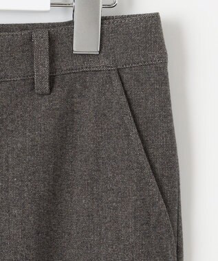 J.PRESS LADIES 【洗える】チェルビック テーパード パンツ ダークブラウン系