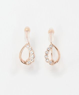 Phoebe 【痛くないシリーズ】【金属アレルギー対応】メテオドロップライトフィットイヤリング　シャンパンゴールド シャンパンゴールド