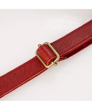 UNBILLION アトランタ ATLANTA / 牛革ファスナーショルダー レッド