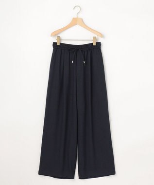 組曲 L 【先行予約】ライトリネンライクイージーワイド パンツ ネイビー系